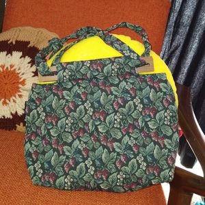 Strawberry handmade handbag